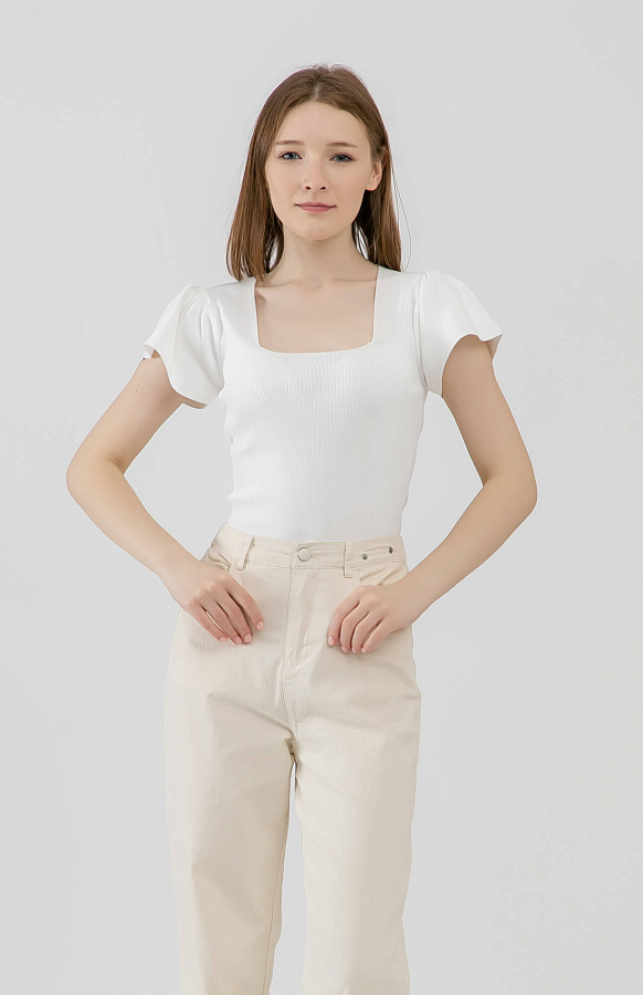 Женский джемпер короткий рукав